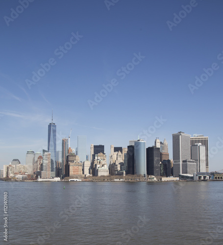 Cityscape view of Manhattan  New York City  USA