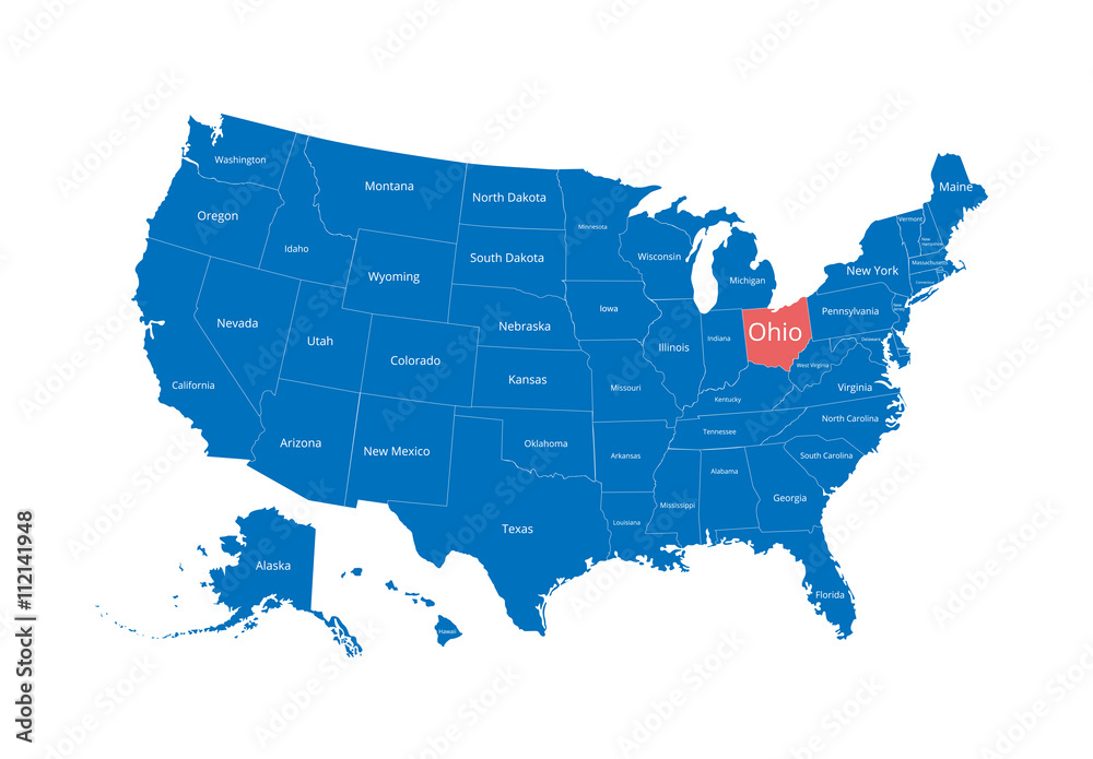 Map Of The USA Image With Clipping Path And Name Of States State Mark 1000 F 112141948 H57G2HIDJb6BUWp2o2pAJwcNzliewMf3 