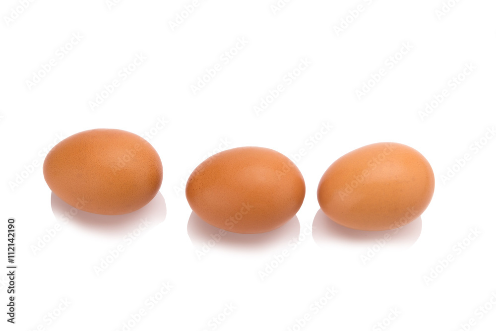 Egg. Isolated on white background Egg. Isolated on white background