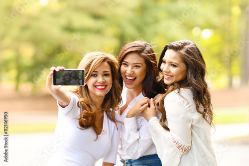 Group of Friends Taking Selfie
