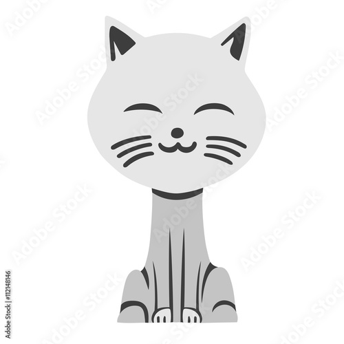 This is an illustration of a cat
