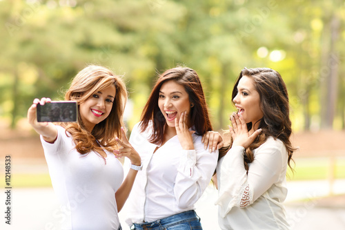 Group of Friends Taking Selfie
