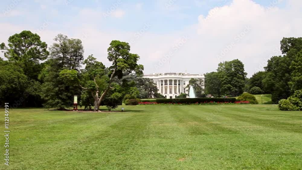 Casa Bianca, giardino di dietro, a Washington DC, Stati Uniti D'America Casa Bianca, giardino di dietro, a Washington DC, Stati Uniti D'America