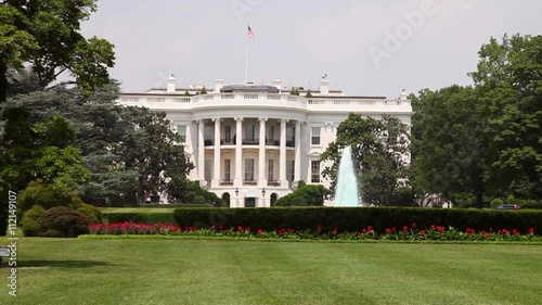 Casa Bianca, giardino di dietro, a Washington DC, Stati Uniti D'America