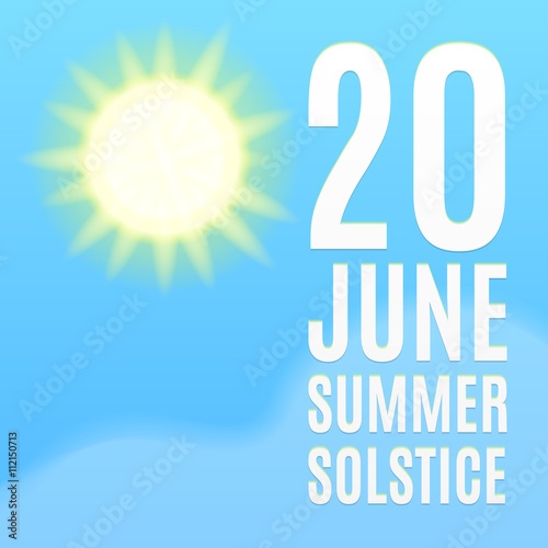 Summer solstice background.