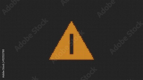 animation of a traffic sign with text expect delays, road construction ahead