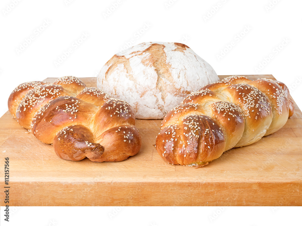 homemade round bread