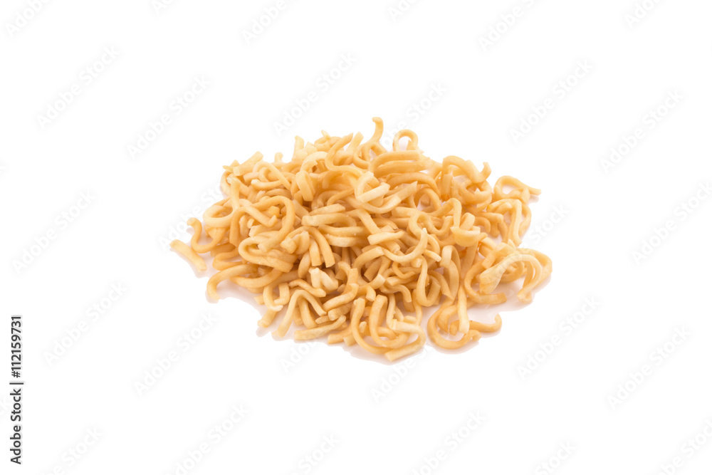 Instant noodles, isolated on white background Instant noodles, isolated on white background