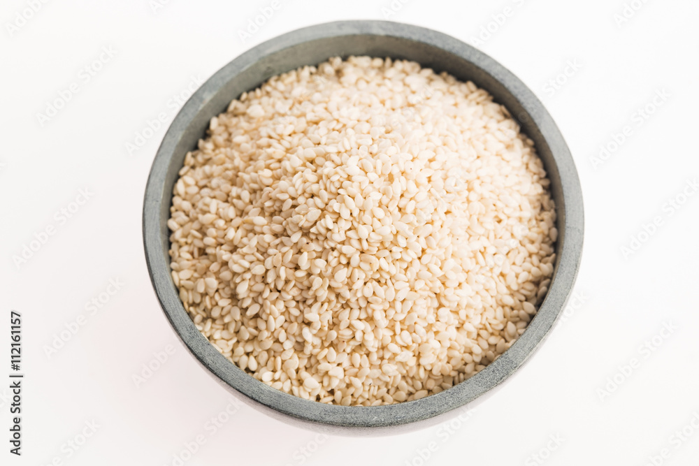 sesame seeds isolated on white background sesame seeds isolated on white background