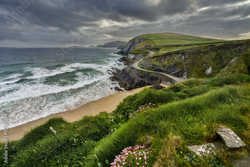 Rocky coastline at Slea Head on Dingle Peninsula, Ireland