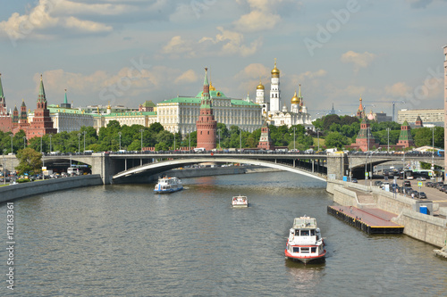 The Kremlin and Moscow river.