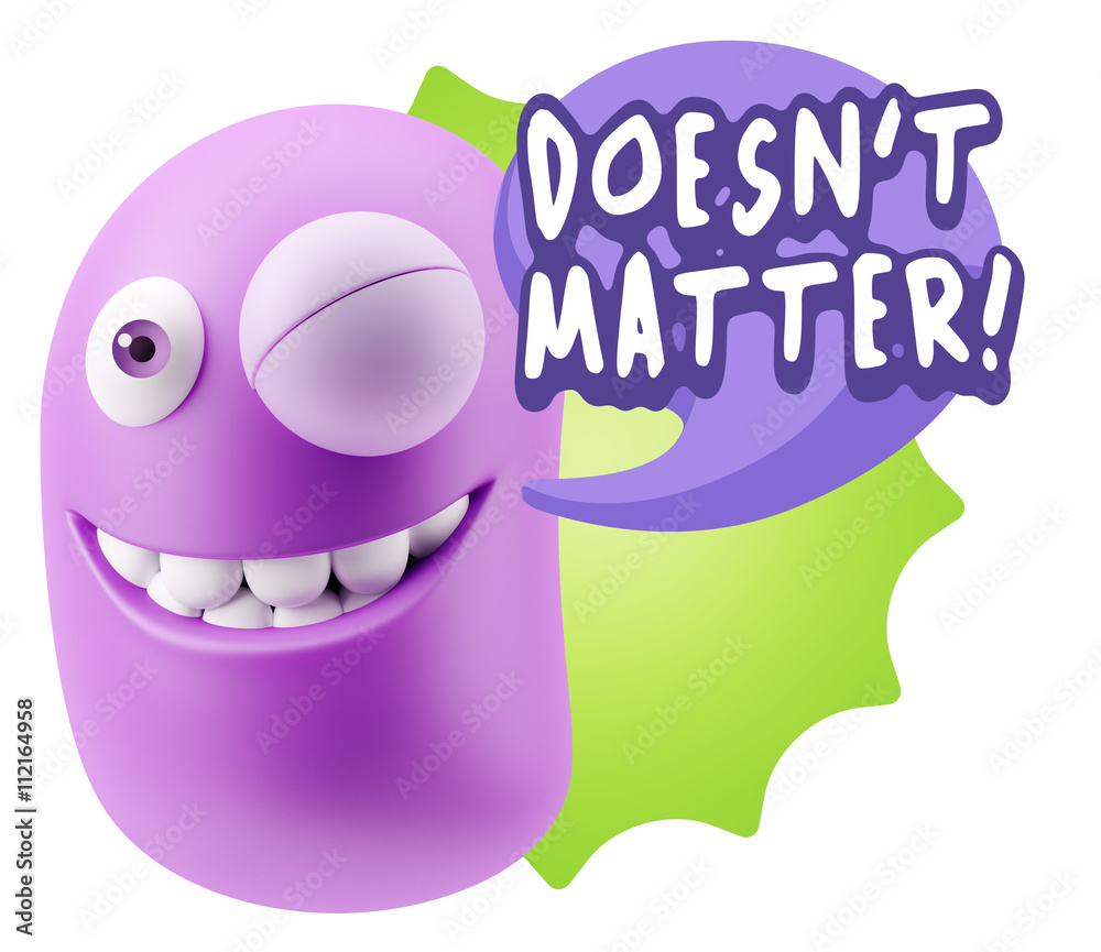 3d Rendering Smile Character Emoticon Expression saying It Doesn 3d Rendering Smile Character Emoticon Expression saying It Doesn
