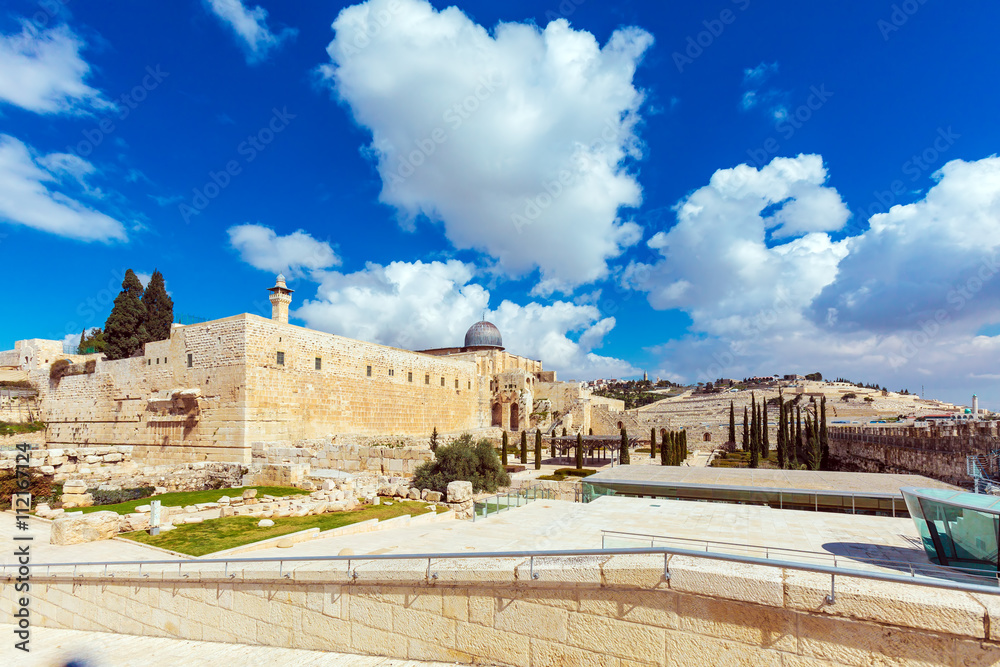 Al-Aqsa Mosque at Day, Jerusalem, Israel