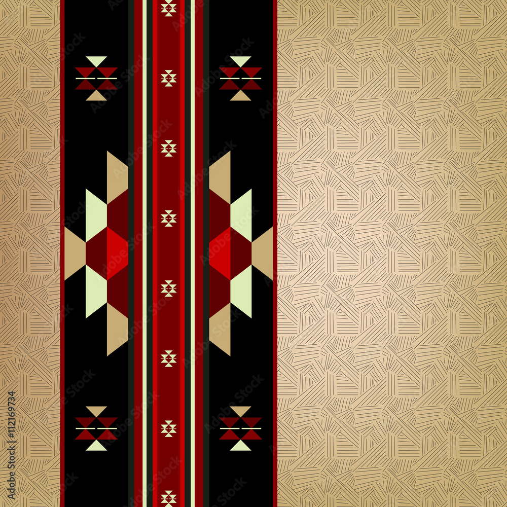 Traditional Arabian Rug Motif - obrazy, fototapety, plakaty 