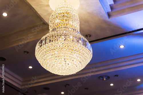 Luxury crystal chandelier or lamp