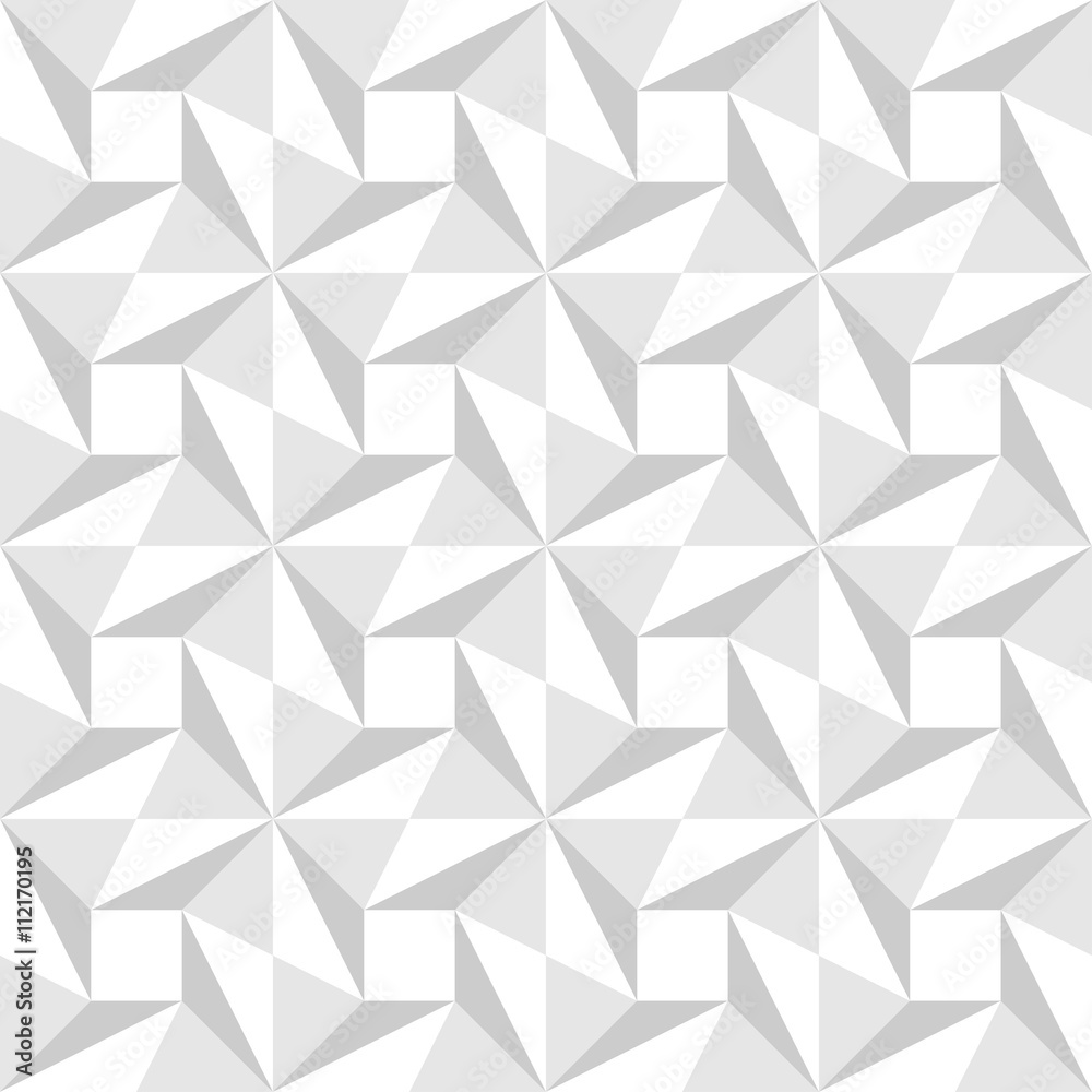 Monochrome geometric seamless pattern. Black and white background. Vector illustration Monochrome geometric seamless pattern. Black and white background. Vector illustration