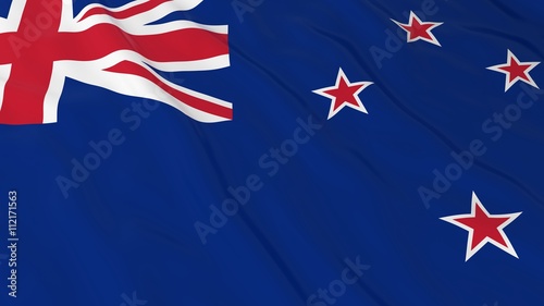 Wallpaper Mural New Zealand Flag HD Background - Flag of New Zealand 3D Illustration Torontodigital.ca