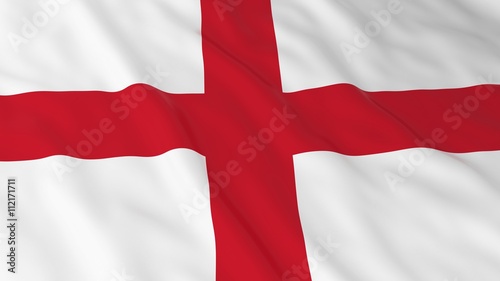 English Flag HD Background - Flag of England 3D Illustration