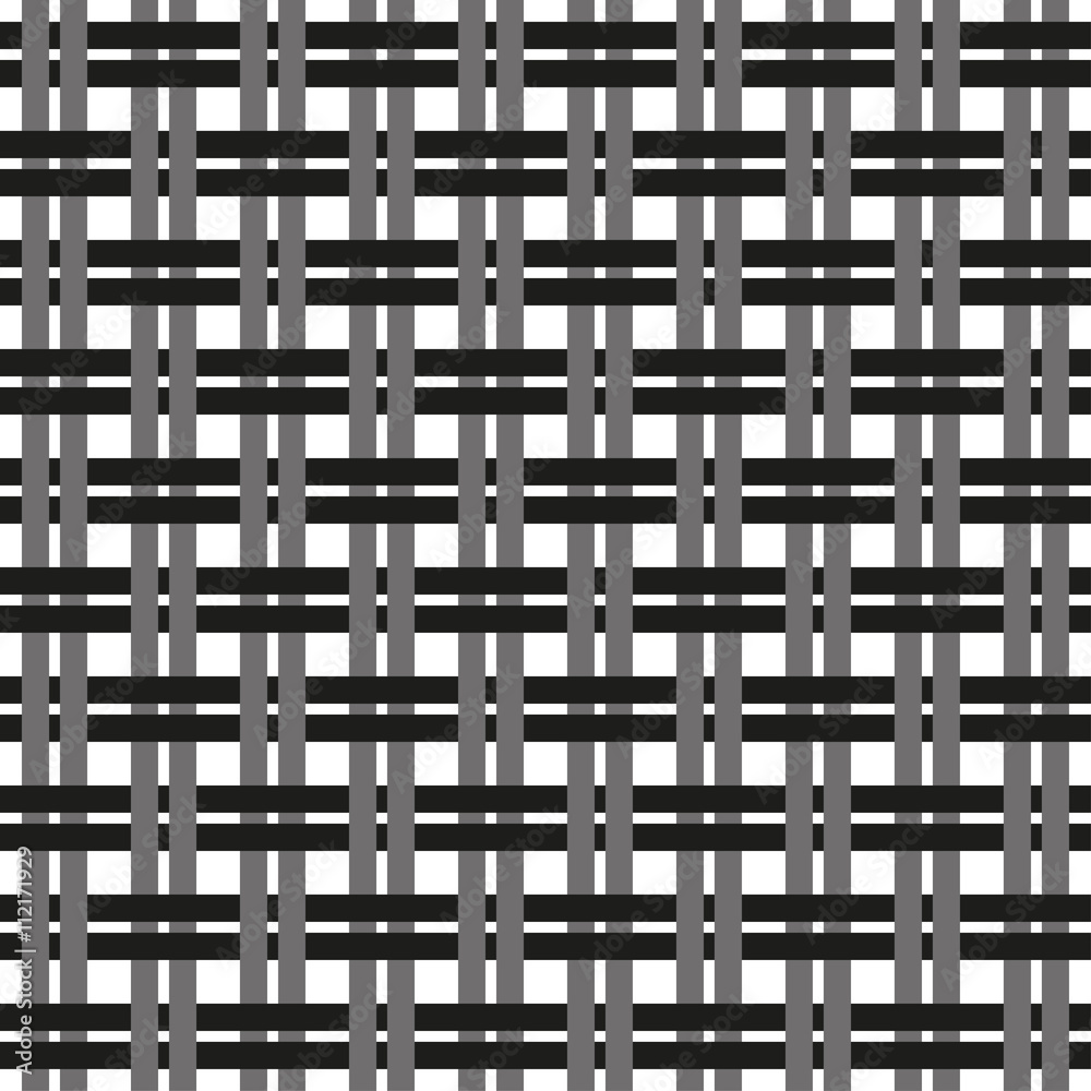 Monochrome geometric seamless pattern. Black and white background. Vector illustration Monochrome geometric seamless pattern. Black and white background. Vector illustration