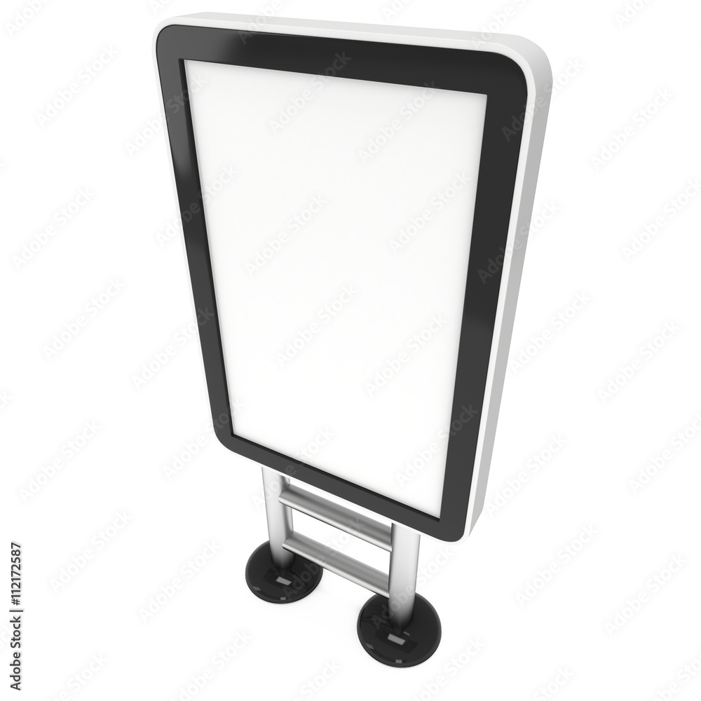 Info LCD screen floor stand. Info LCD screen floor stand.