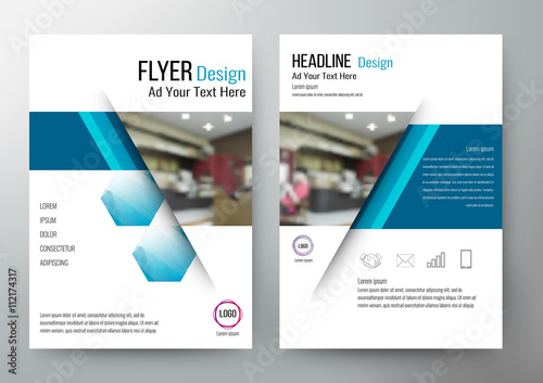 Flyer design Layout Template Vector Brochure. For annual report