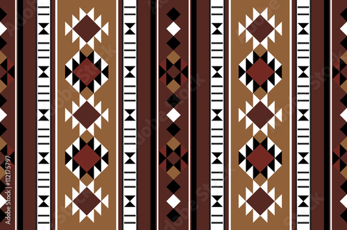 Brown Theme Middle Eastern Rug Pattern From The Arabian Gulf Reg