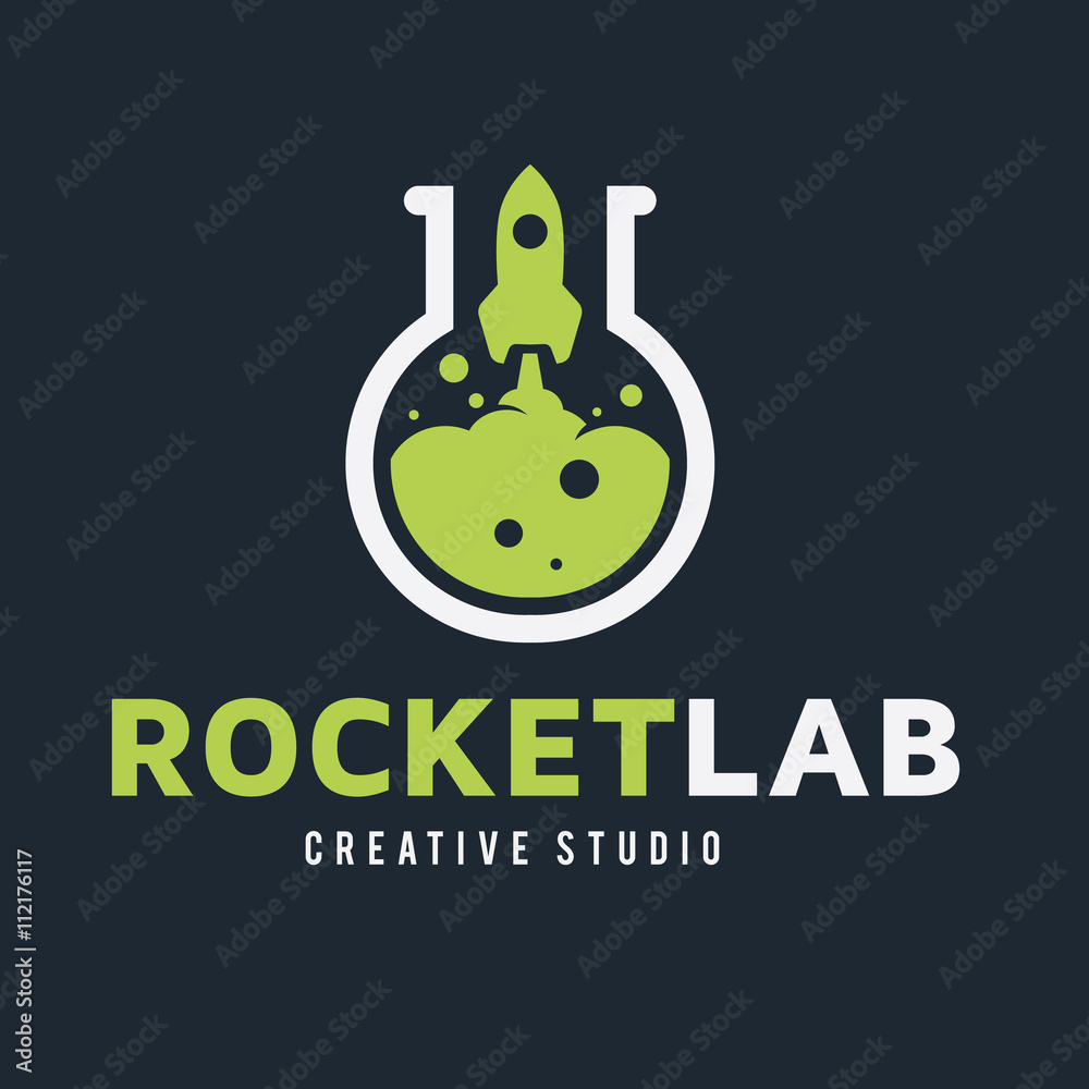Rocket logo. lab logo.Start up logo template.creative logo design. Vector logo template. Rocket logo. lab logo.Start up logo template.creative logo design. Vector logo template.