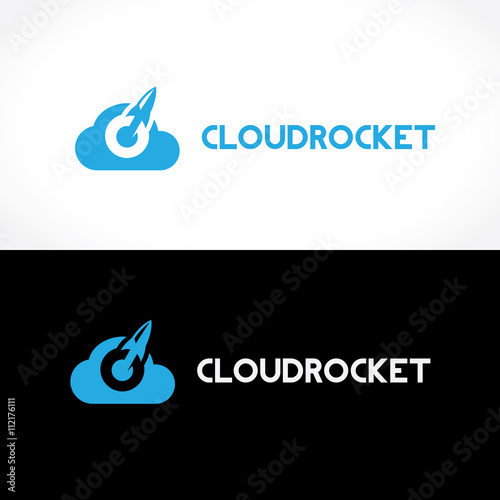 Rocket logo. Start up logo template.creative logo design. Vector logo template.