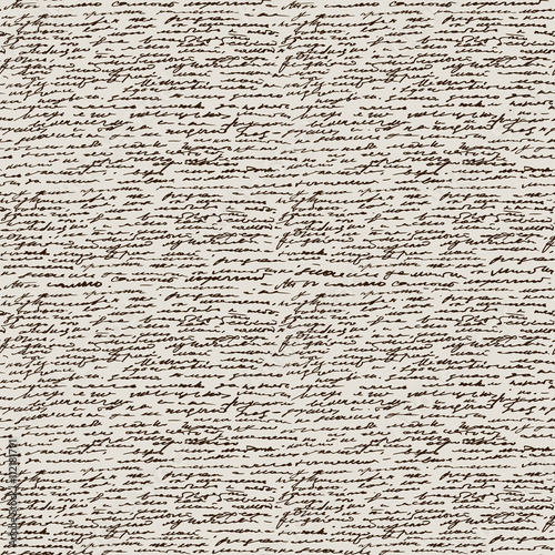 Seamless Handwriting Text