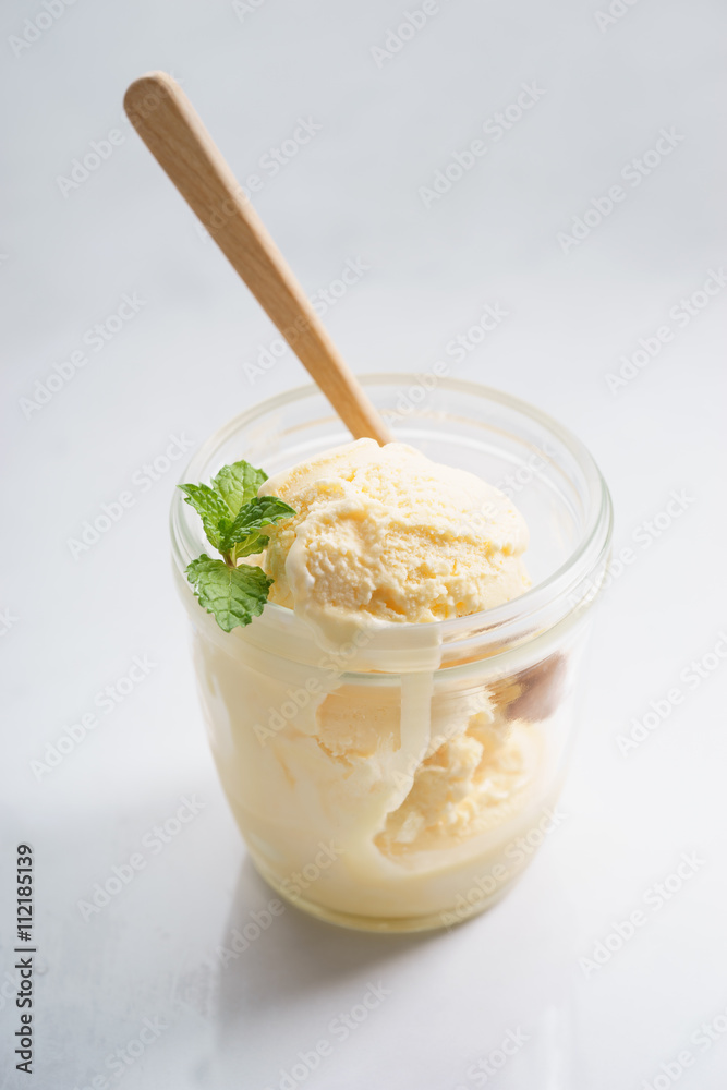 vanilla ice cream. vanilla ice cream.