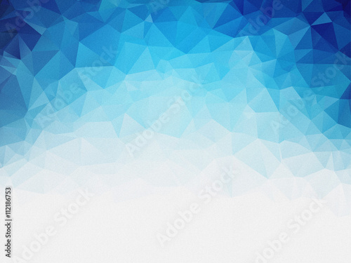 Fototapeta Naklejka Na Ścianę i Meble -  grained geometric blue ice texture background