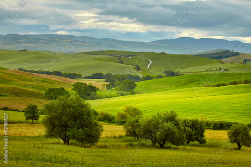 The beautiful colors of the spring in Tuscany