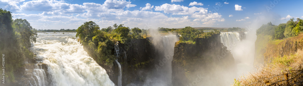 Fototapeta premium Victoria Falls Afryka Panorama