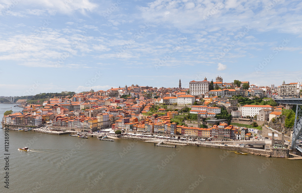 Historical part of Porto, Portugal. UNESCO site