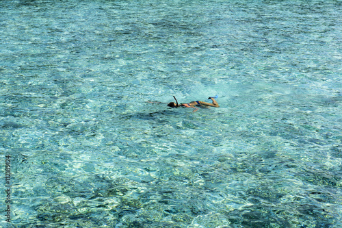 schnorkelling at Maldives © senai aksoy