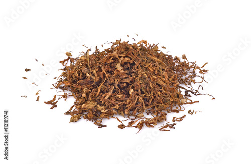 tobacco isolated on a white background