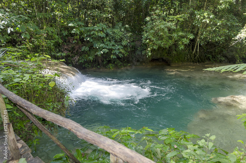 Inside the park el Nicho in Cienfuegos Province, Cuba photo