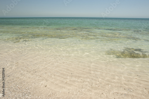 Clear Blue Sea and Beach in Kuwait