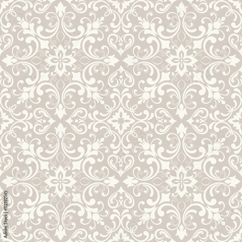 Seamless pattern with Victorian motives.