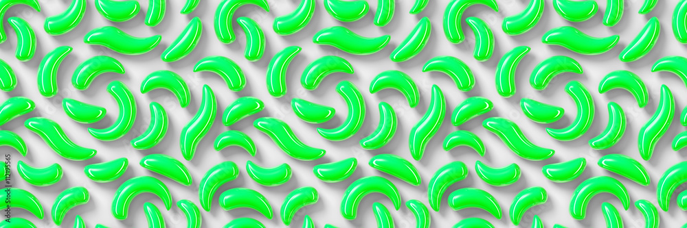 seamless background made of shiny green organic shapes seamless background made of shiny green organic shapes