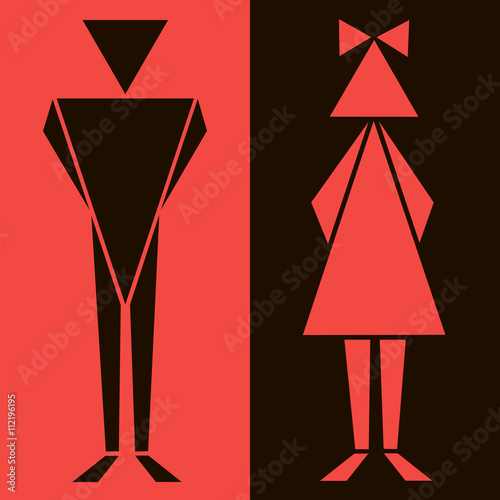 funny wc restroom symbols