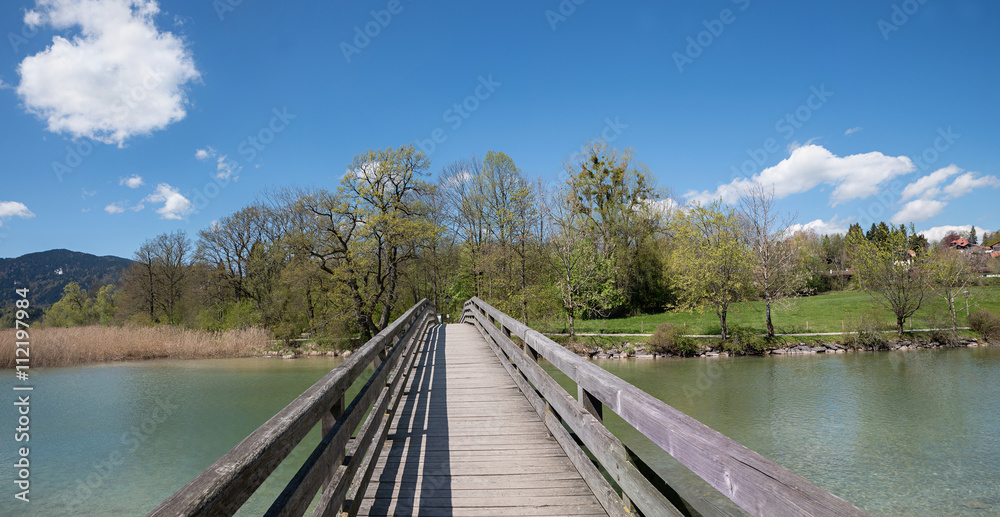 Mangfallbrücke in Gmund am Tegernsee