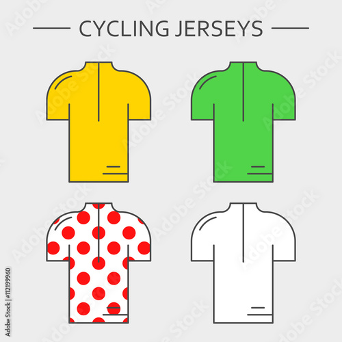 Types of cycling jerseys