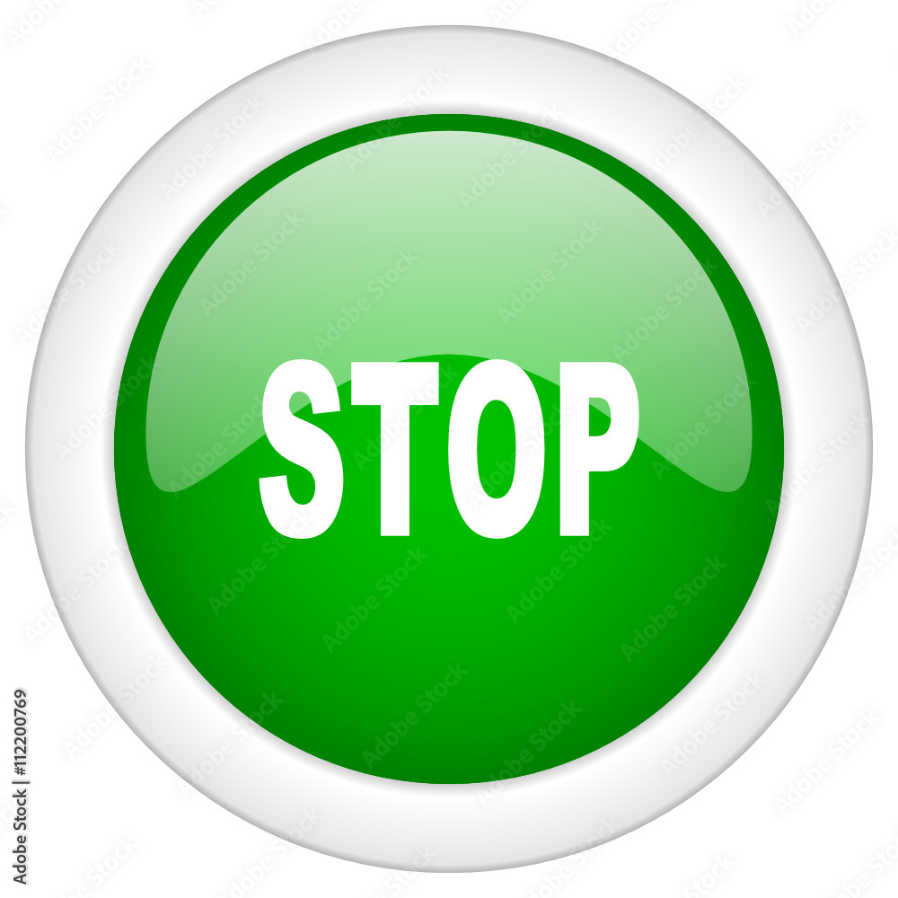 Green glossy vector icon Green glossy vector icon