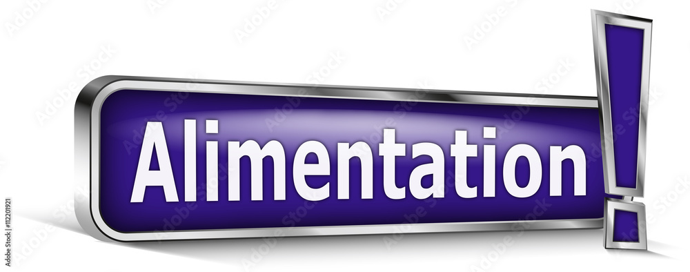 Alimentation sur panneau bleu Alimentation sur panneau bleu