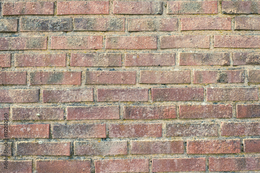 Empty red brick wall background Empty red brick wall background