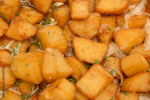  fried potato wedges