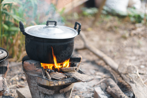 Thai clay stove