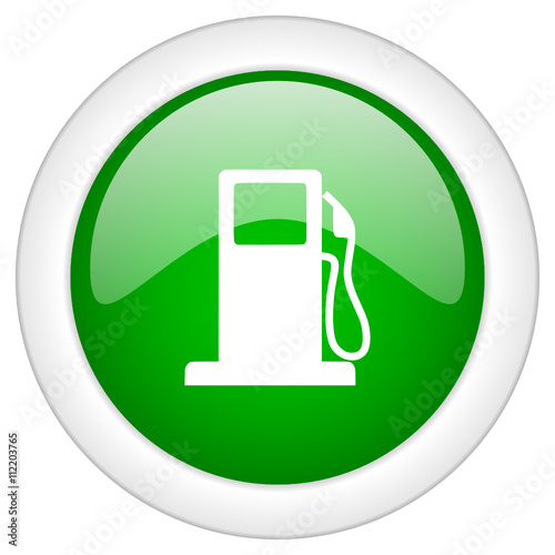 green glossy vector icon