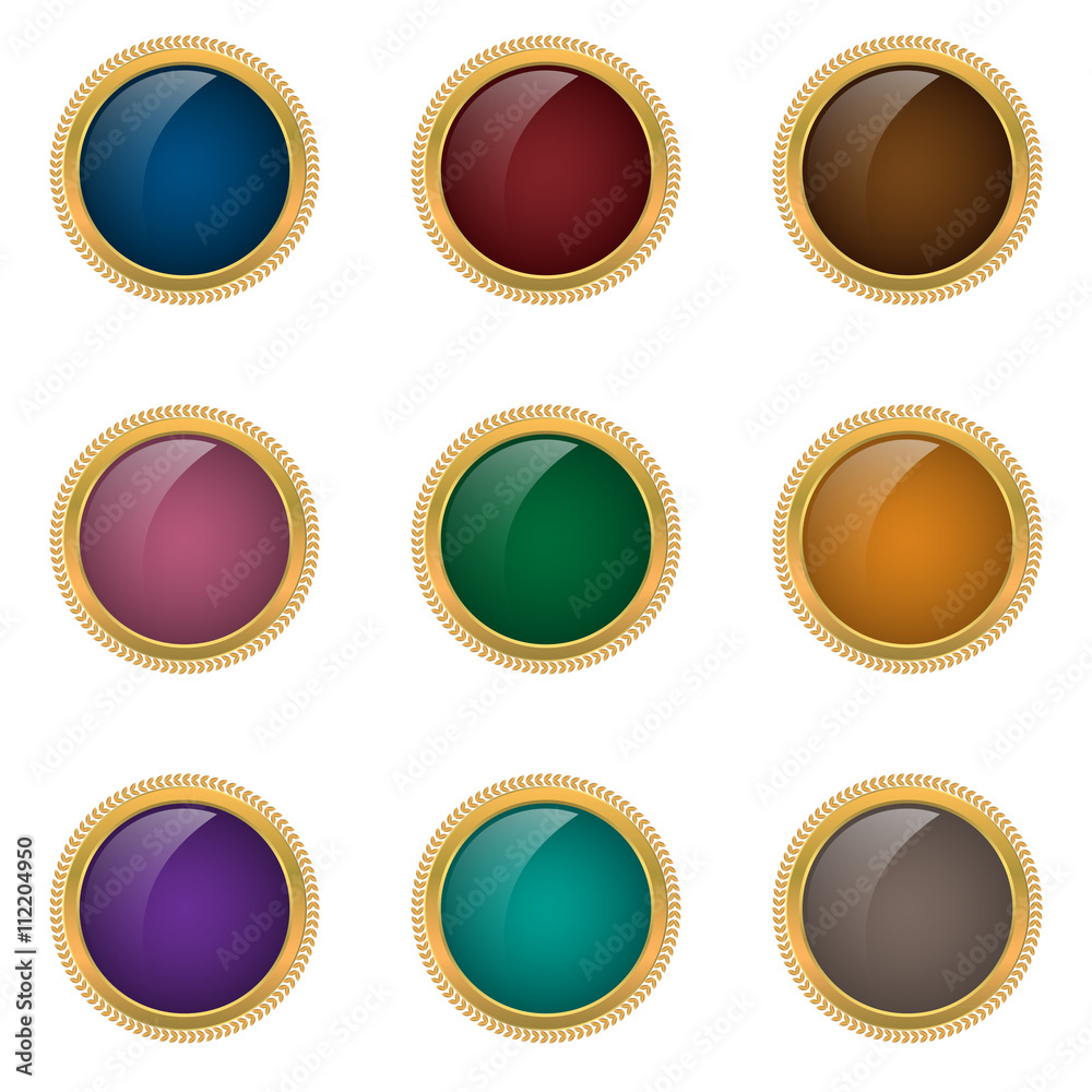 Award badge set Award badge set